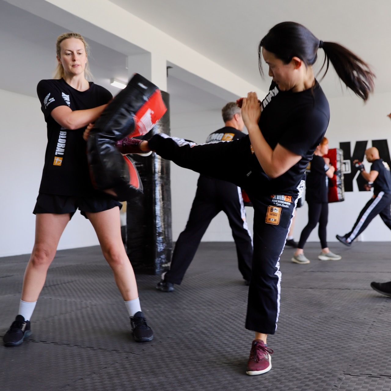 Krav Maga Auckland self defence training class with instructor