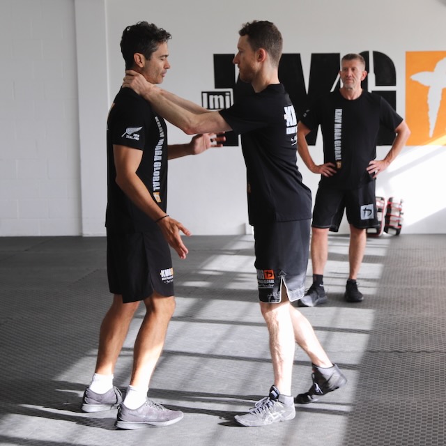 KMG New Zealand students training together in class