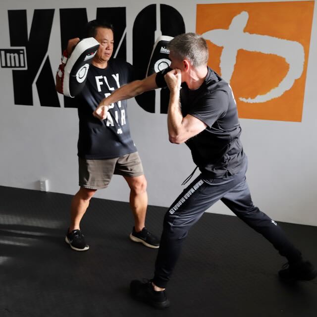KMG New Zealand adults in self-defence training class